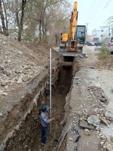 大灣南路公交首末站一次供熱管網工程竣工簡報